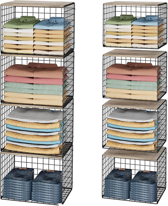 4PCS Wider Closet Organizers and Storage