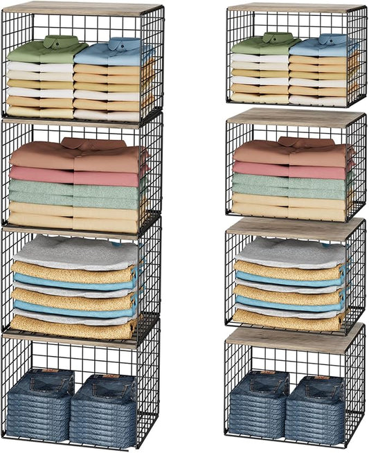 4PCS Wider Closet Organizers and Storage