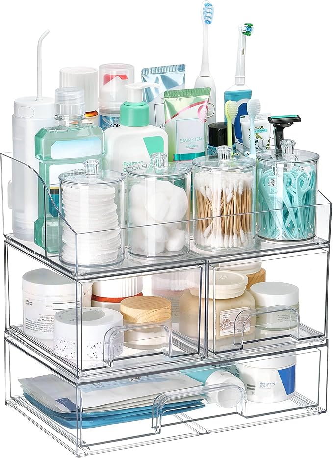 8 PCS Bathroom Countertop Organizer