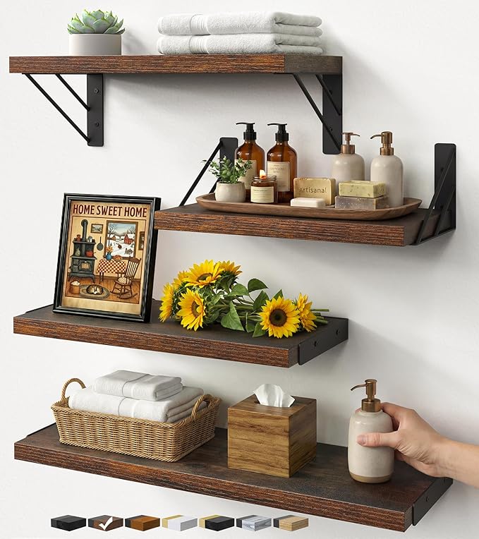 Wall Shelves for Bathroom Decor
