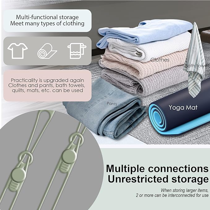 16Pcs Silicone Cable Straps Wire Organizer for Bundling Earphone, Phone Charger, Computer Cords, Reusable Cable Ties Cord Organizer in Home,Office,Kitchen,School(Green)
