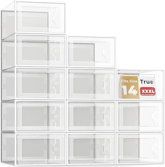 SPRING XXX-Large Fit Size 14 Shoe Storage Box