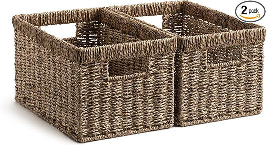 Wicker Storage Basket for Organizing