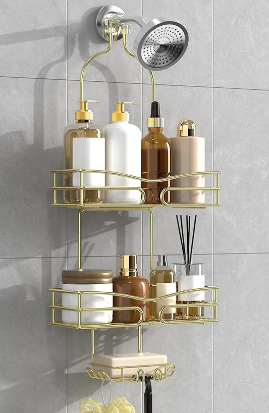 Over the Shower Head Caddy, 3 Tier Shower Caddy Hanging