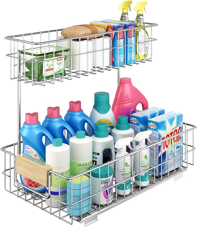 Pull Out Cabinet Organizer, Left