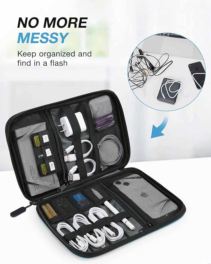 Large Electronics Organizer Travel Case