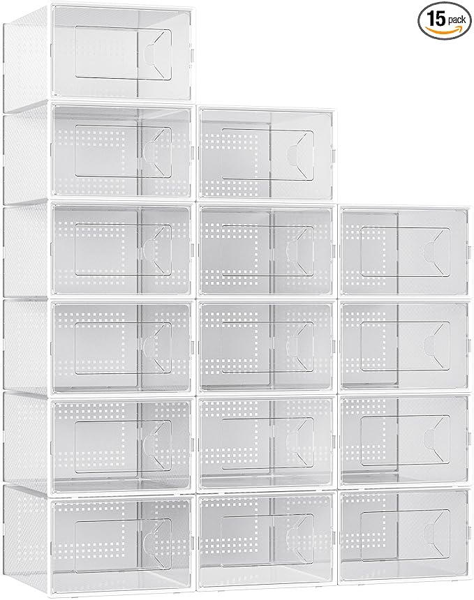 X-Large Shoe Storage Box, White