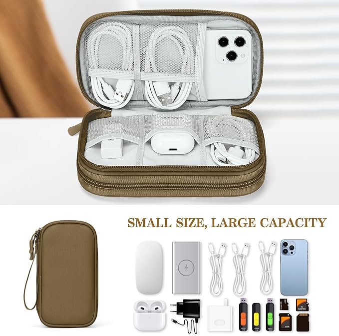Electronic Organizer, Earphone Brown