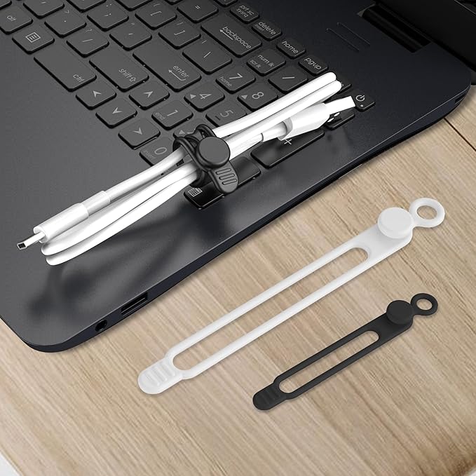 Silicone Cable Ties Cord Organizer Cable Management
