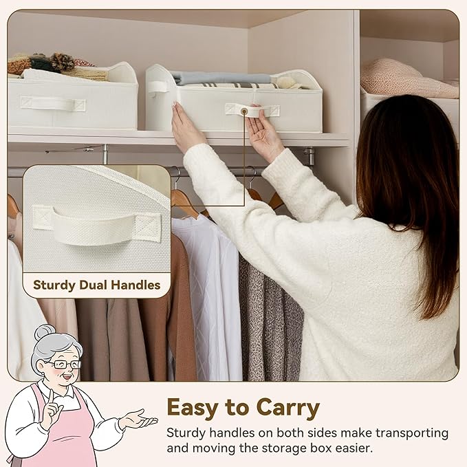 SAYS Purse Organizer for Closet, Trapezoid Storage Bins