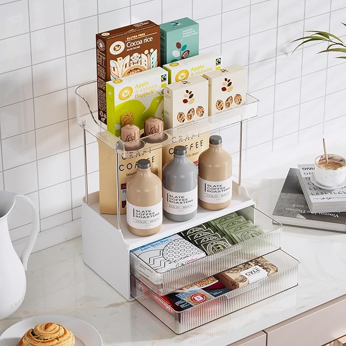 Bathroom Organizers and Storage, Clear