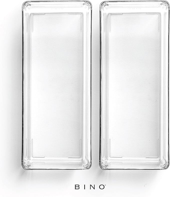 Oblong Plastic Drawer Organizer Bin, 2-Pack, THE ARTISAN COLLECTION