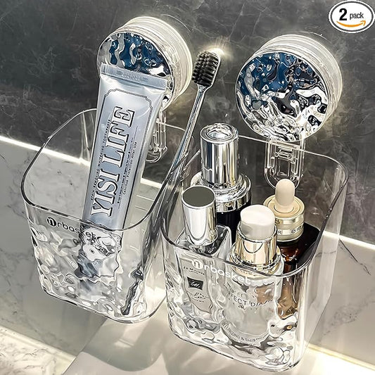 2 Pack Suction Cup Shower Caddy