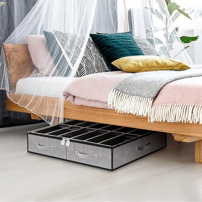 Under Bed Shoe Storage Organizer, Set of 2