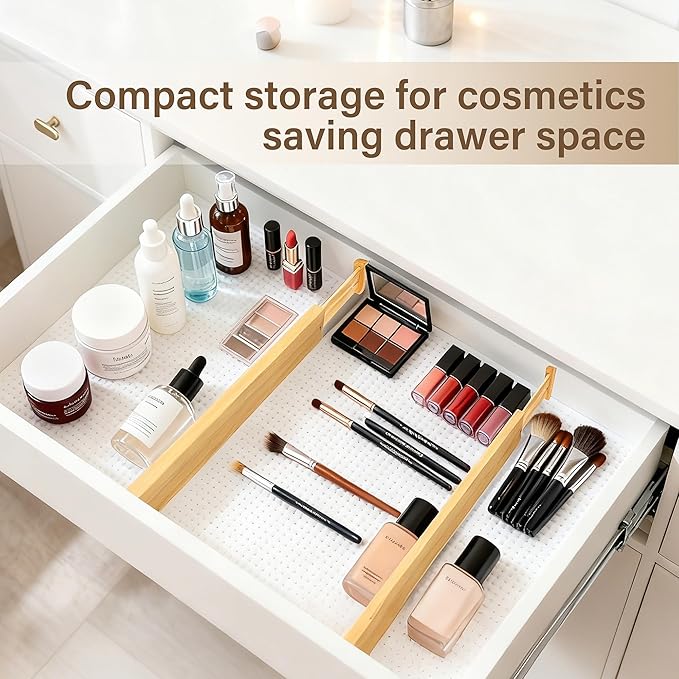 Bamboo Drawer Divider Set of 8