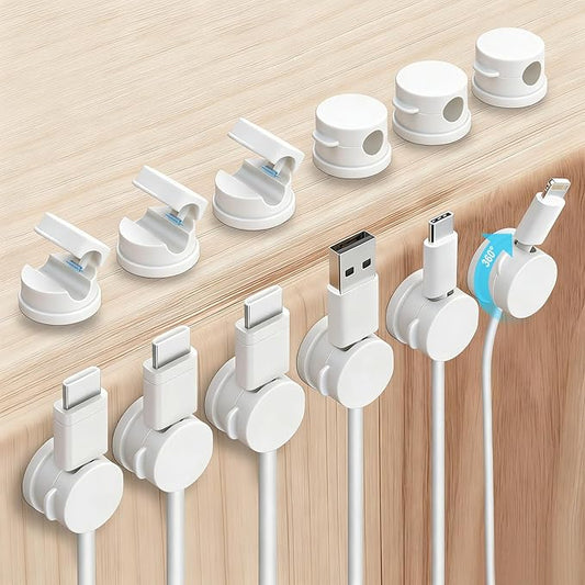 12 Pack Spring Cable Clips for Phone Charger