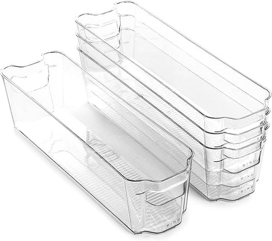 Stackable Storage Bins, Small, 4 Pack, The Stacker Collection