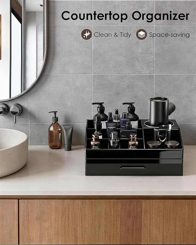 Cologne Organizer with Drawer, Cup