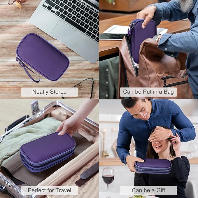 Electronic Organizer, Earphone Purple