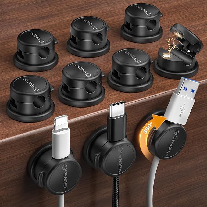 360° Swivel Magnetic Cable Organizer