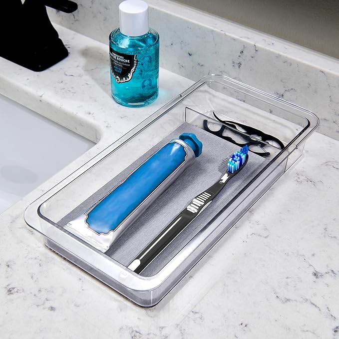 Madesmart Dental Tray Drawer Organizer with Drying Stone