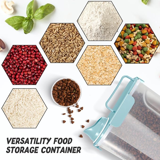 Upgraded Large Nozzle Cat Dog Food Storage Container BPA-free