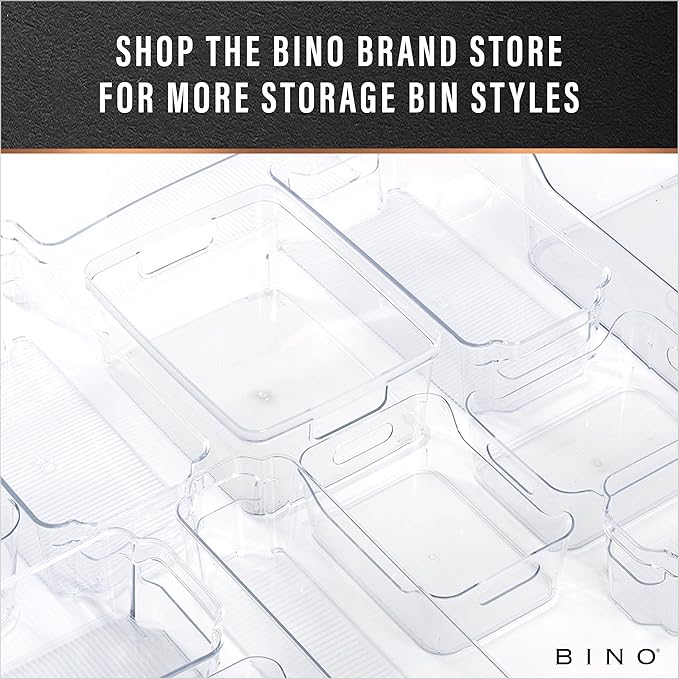 Plastic Storage Bins, Large, Shallow, THE HANDLER COLLECTION