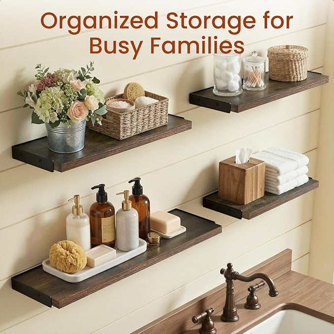 Wall Shelves for Bathroom Decor
