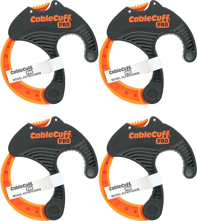 (4 Pack, 4x Medium 2 Inch Diameter) Adjustable, Reusable