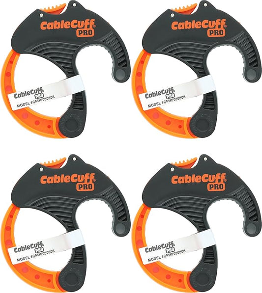 (4 Pack, 4x Medium 2 Inch Diameter) Adjustable, Reusable