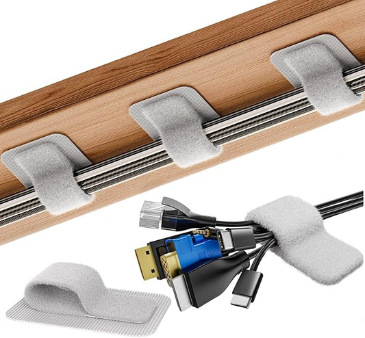 Cable Management Under Desk, Grey