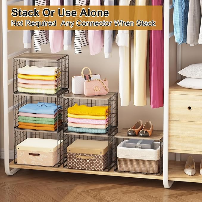 4PCS Wider Closet Organizers and Storage