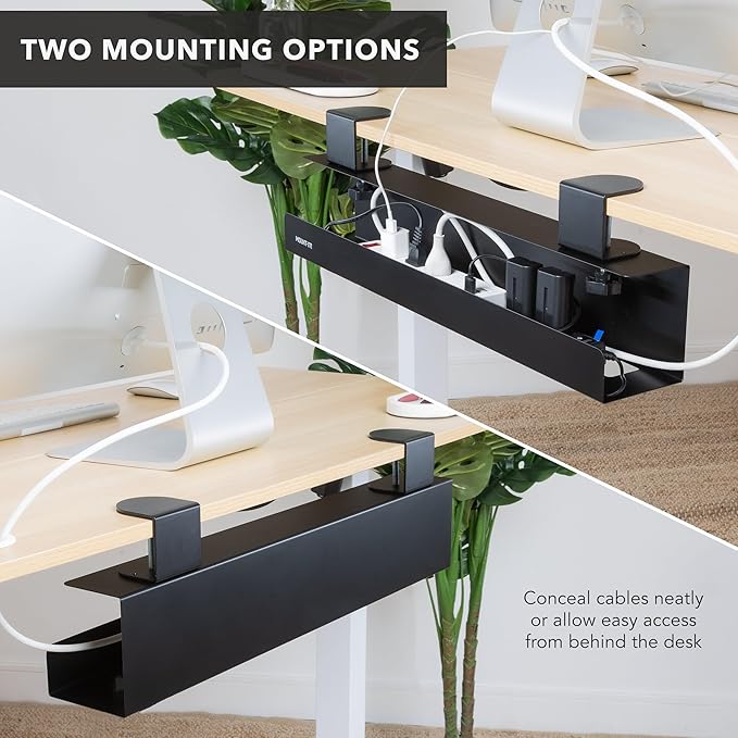 Mount-It! Under Desk Cable Management Tray