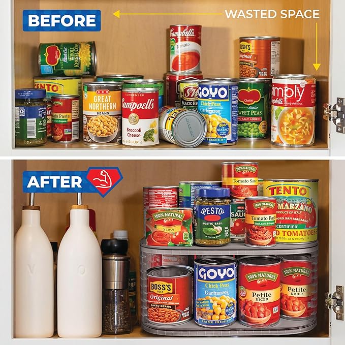 Mighty Susan 2-Tier Lazy Susan Pantry Organizer
