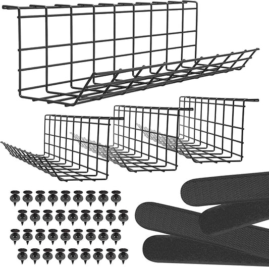 Under Desk Cable Tray, Cord Organizer for Wire, Cord Management, Under Desk