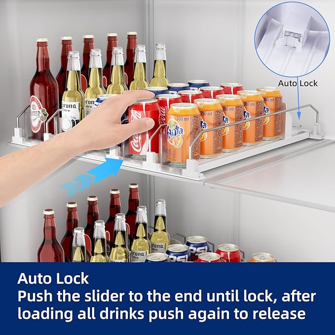Drinks Organizer for Fridge and Pantry