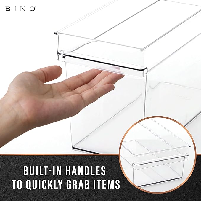 Plastic Storage Bins, Large, Shallow, THE HANDLER COLLECTION