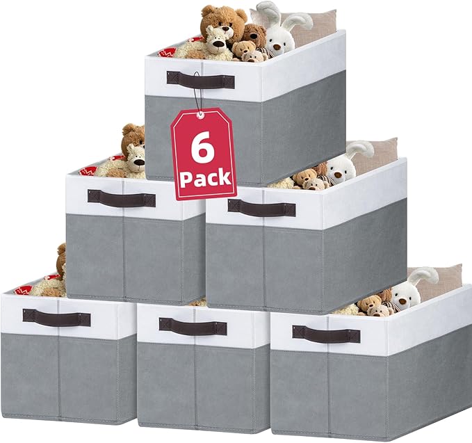 6 Pack Clothes Bins for Organization