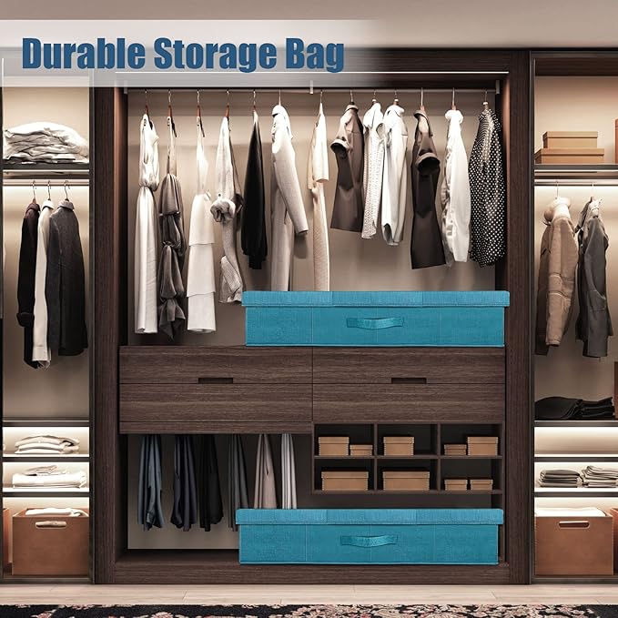 Underbed Storage Containers Bin with Lids (2pcs) Large Under Bed Storage