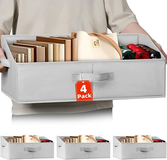 Extra Large Closet Organizers Bins 4 Pack