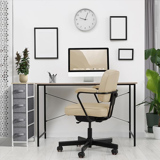 Narrow Dresser with 4 Drawers, Beige