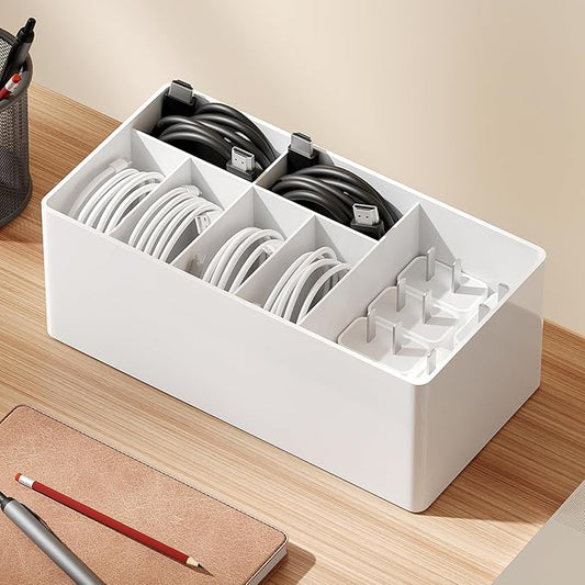 Charger Cable Cord Storage Organizer Easy storage without ties charger cable