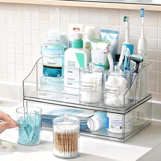6 PCS Bathroom Countertop Organizer