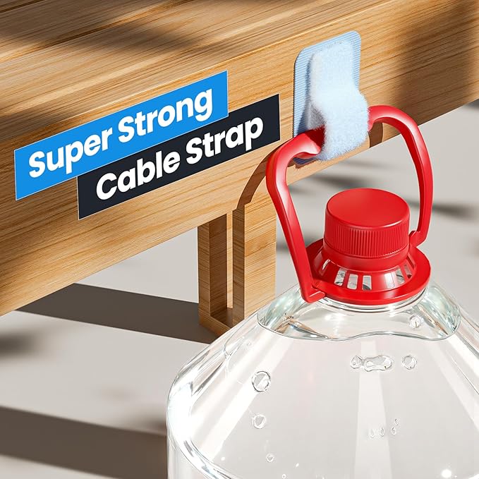 Cable Management Under Desk, Blue