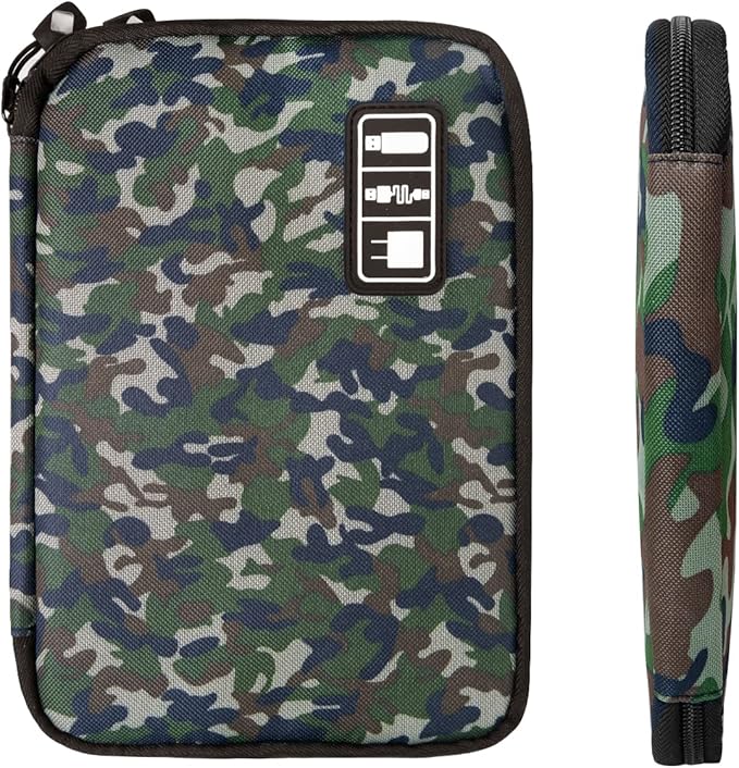 Electronics Travel Organizer, Business -Camouflage Green