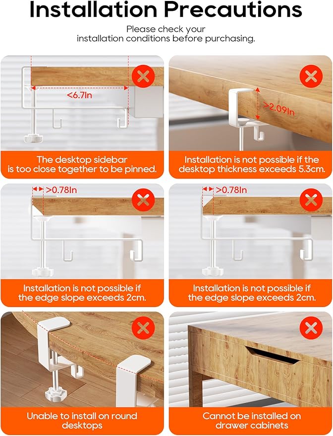 Under Desk Cable Management Tray No Drill, Cable Ties Included, Eco-Friendly Canvas Material, Mesh Design for Heat Dissipation, Cable Organizer/Storage for Standing Desk(39inch, White)