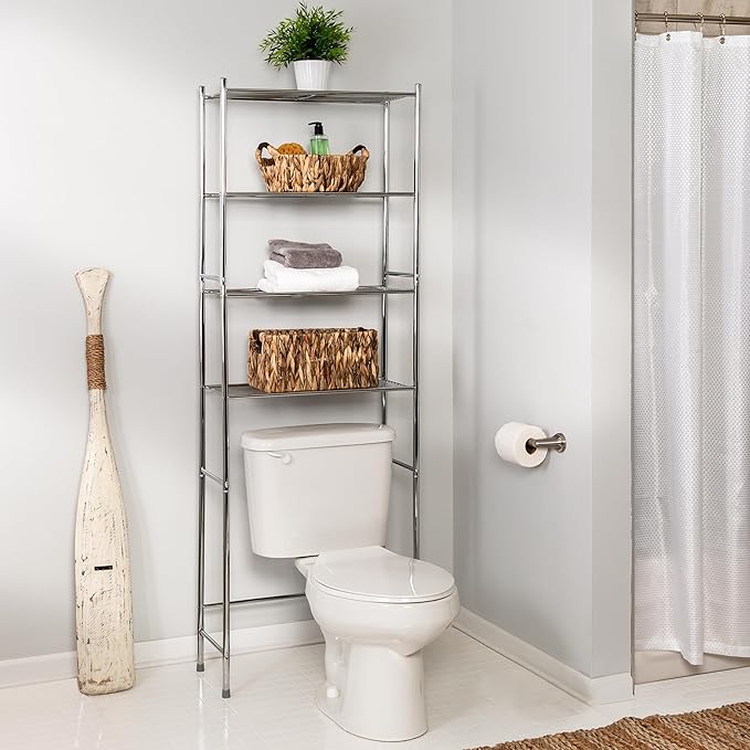 4-Tier Over-The-Toilet Storage Shelf