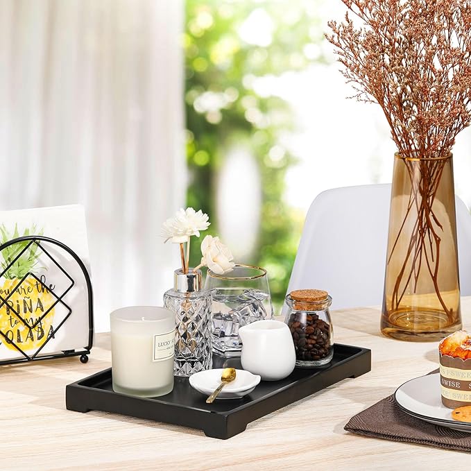 Vanity Tray, Bathroom Tray Toilet Tank Storage Tray, Resin Kitchen Sink Trays