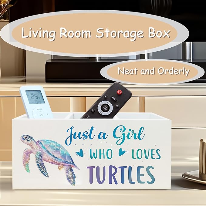 Sea Turtle Coastal Pen Holder for Home Office Desk, Sea Turtles Gifts for Women, Beach Office Decor, Beach Turtle Makeup Brush Toothbrush Holder Organizer for Bathroom Desk Accessories