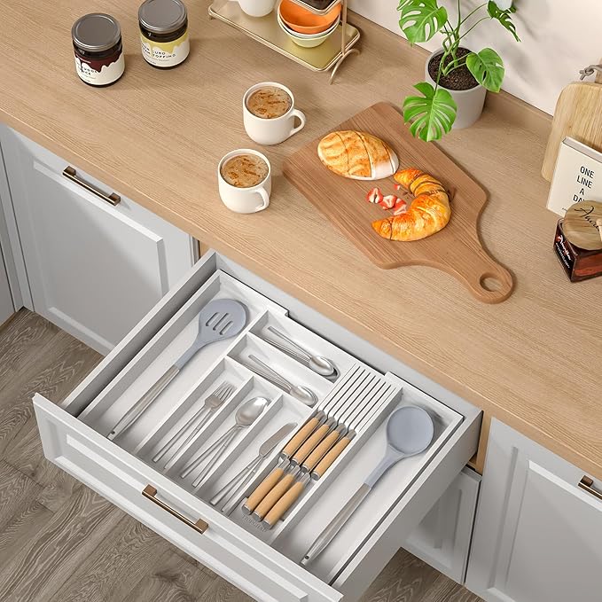 Bamboo-Silverware-Drawer-Organizer-Kitchen, White